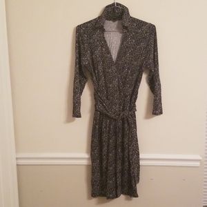 Faux Wrap Dress